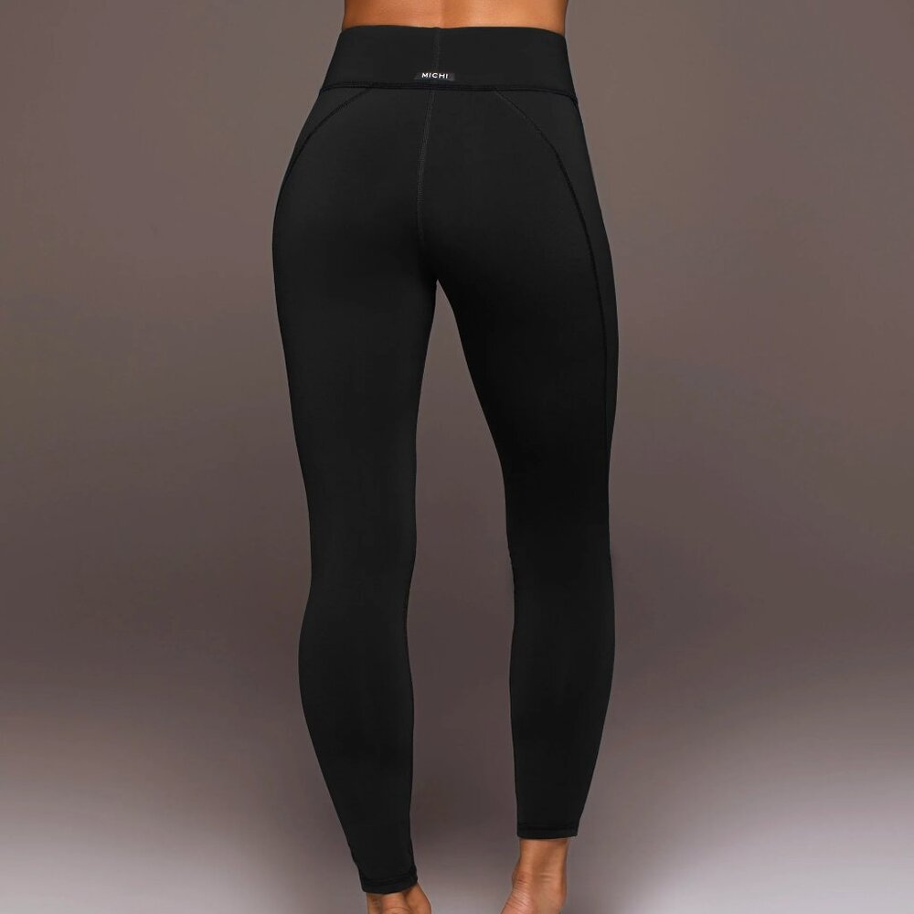 NWT MICHI Alba Pocket Legging in Black